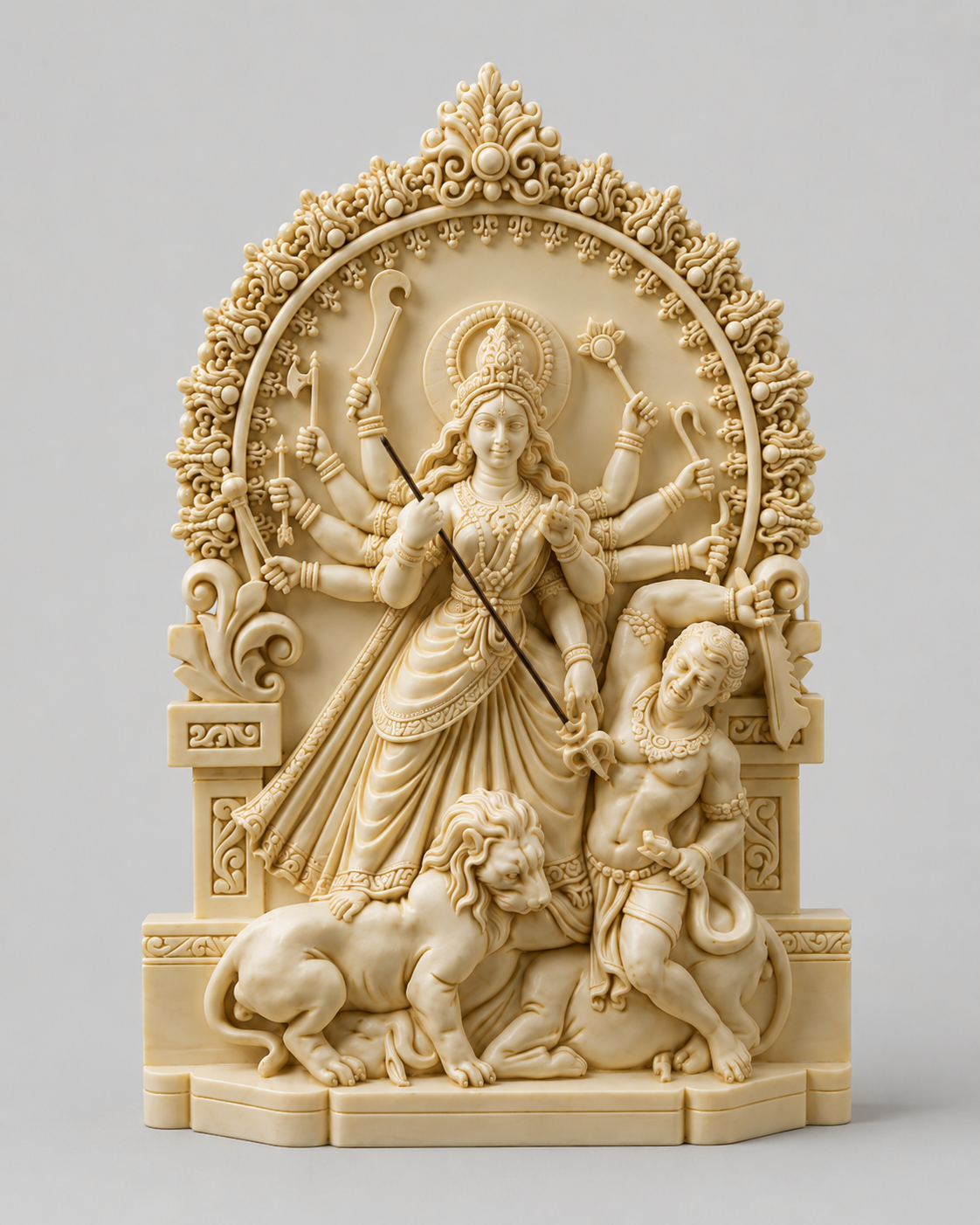 Durga Mata Ji V2 3D Model (5 Inch)